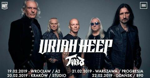 Bilet na koncert Uriah Heep w Warszawie klub Progresja 21.02.2019