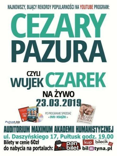 Cezary Pazura czyli Wujek Czarek na Żywo