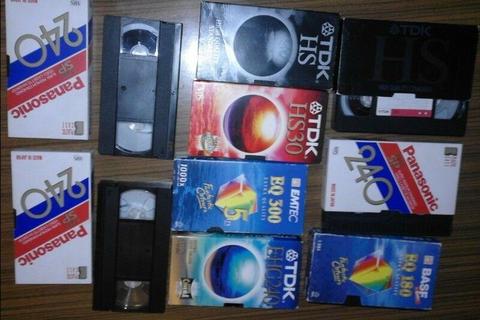Kasety VHS magnetowidowe