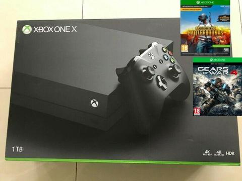 Microsoft Xbox One X 1TB + PUBG + Gears of War 4