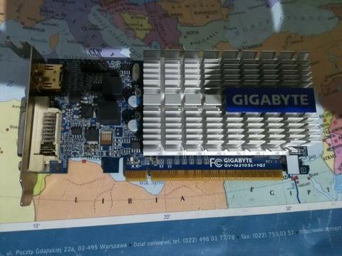 Karta graficzna Gigabyte GeForce 210 1GB GDDR3 HDMI, D-Sub GV-N210SL-1