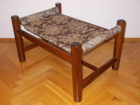 Stylowy,stary taboret-Vintage