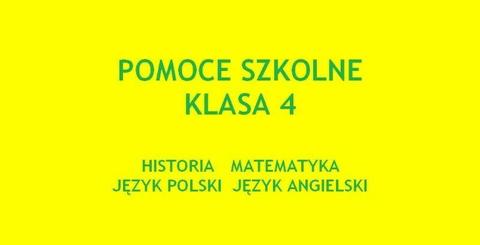 Historia wczoraj i dziś klasa 4 - materiały pomocnicze, testy i ćwiczenia