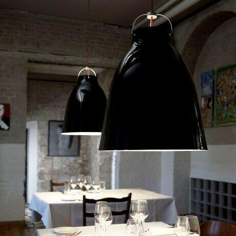 Włoska lampa Caravaggio Black Black P4 55 cm