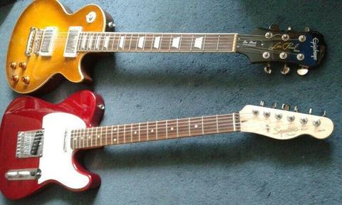 2 gitary Les Paul i Telecaster - zamienie - na Stratocaster lub sprzedam