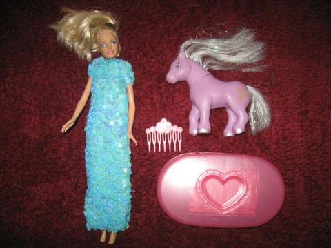 Lalka Barbie z Konikiem Pony