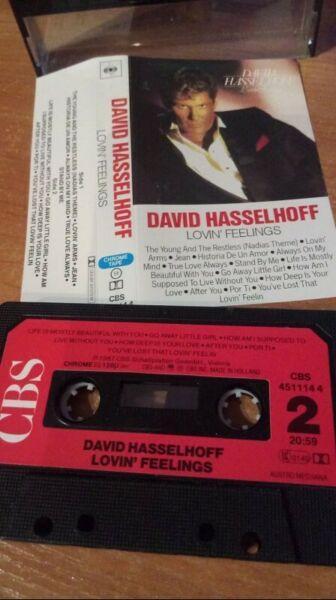 David Hasselhoff ‎- Lovin' Feelings KASETA CBS 1987 super stan