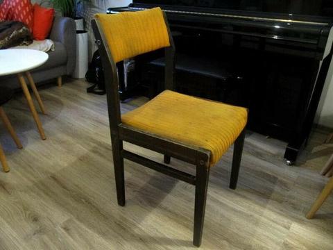 OKAZJA Krzesło drewniane tapicerowane PRL Loft Retro Vintage Warszawa