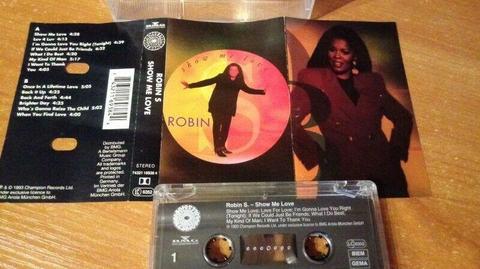 Robin S ‎- Show Me Love, KASETA UNIKAT 1993 Germany , house music