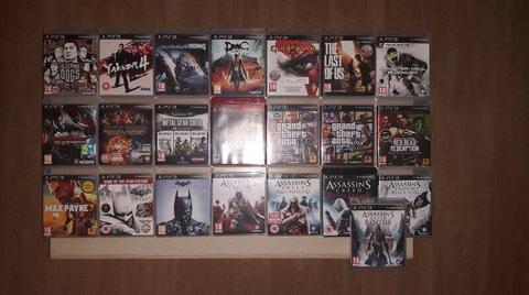 Kolekcja - gry PS3 w stanie idealnym od kolekcjonera