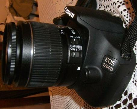 Aparat cyfrowy lustrzanka, Canon 1200D; full HD