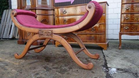 Siedzisko ławka gondola stylowa w BDB stanie. Unikat