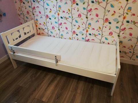Łóżko IKEA KRITTER + materac 160 x 70