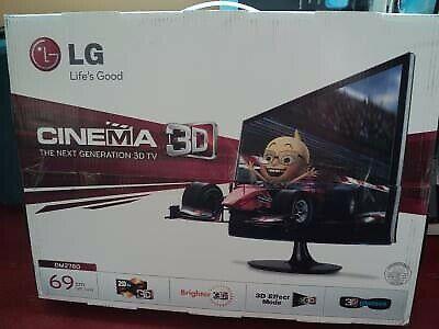 LG DM2780D Telewizor 3D Monitor tuner KOMPLET jak NOWY