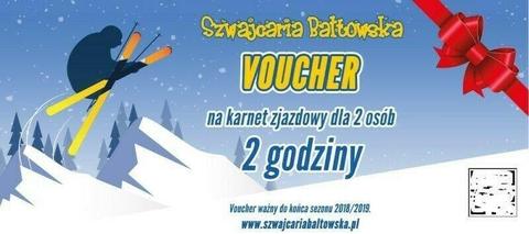 Voucher dla dwóch osób do stacji narciarskiej Szwajcaria Bałtowska