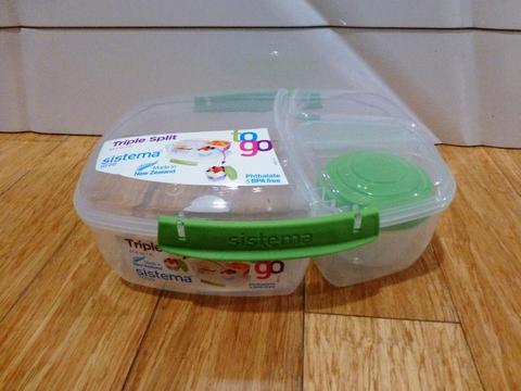 pojemnik lunch box z jogurtem Sistema nowe oryginalne