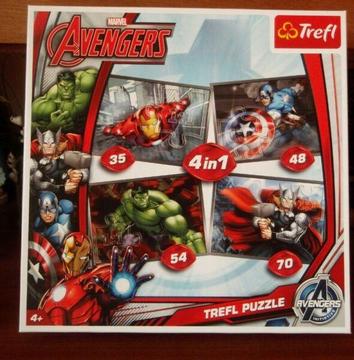 Avengers puzzle 4w1 TREFL