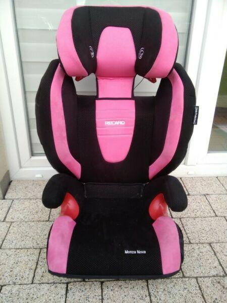 Fotelik RECARO MONZA NOVA 15-36 kg, bezpieczny. Stan bardzo dobry