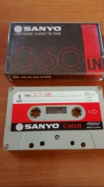 SANYO C-60 LN vintage audio cassette - używana