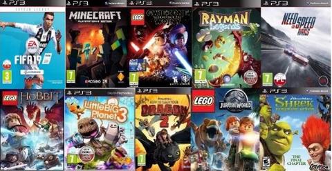 Tylko dziś ! ! ! PS3 KONSOLA + Pad + 53 GRY DLA DZIECI Fifa 19 LEGO