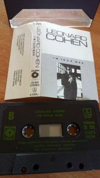 Leonard Cohen ‎- I'm Your Man KASETA polska 1988 rok