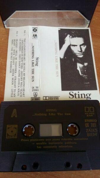 Sting ‎- ...Nothing Like The Sun , KASETA oryginalna MUZA 1989 r