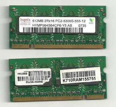DDR2 / Pamięćdo laptopa PC2, 512 MB, 533MHz / Hynix