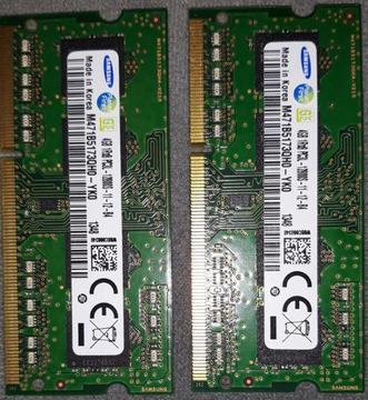 RAM 2x4GB DDR3 PC3-12800 SO-DIMM (1600 MHz) Samsung