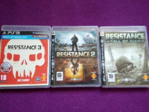 PS3 - Zestaw Resistance 1,2,3 - PlayStation 3