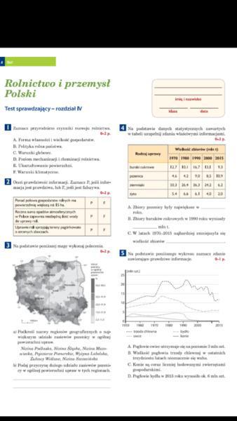 Geografia kl 7 Nowa Era - testy, sprawdziany, odpowiedzi