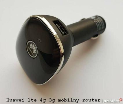 Huawei lte 4g 3g mobilny router do internetu w samochodzie podzial auto car