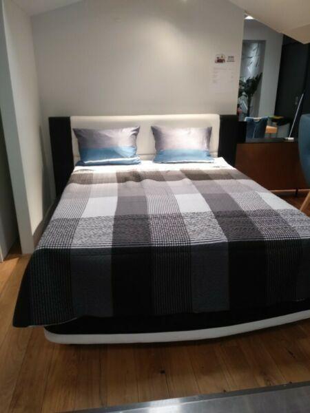 Łóżko tapicerowane +materac kontynentalny 160x200 OKAZJA!!!