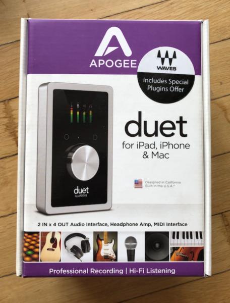 Apogee Duet for iPad iPhone Mac