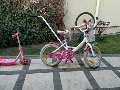 Rower dla dziewczynki, rock kids rozmiar 16