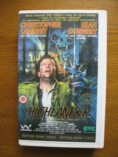 Highlander (Nieśmiertelny)- film na kasecie VHS