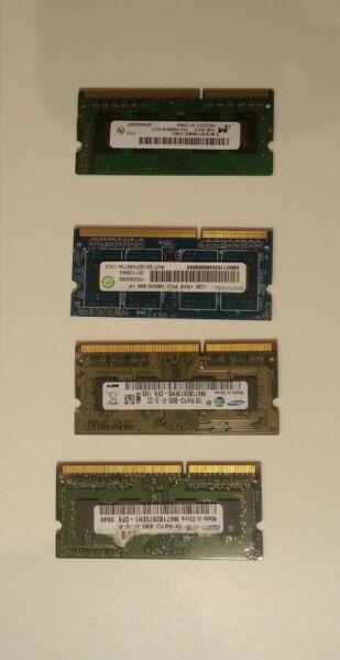 Pamięć RAM do laptopa lub netbooka 1GB DDR3