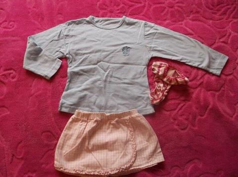 Bluzka i spódnico-spodnie 2 lata