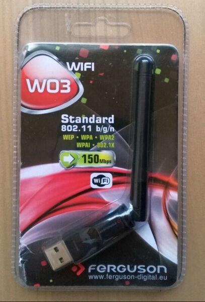 Karta sieciowa Ferguson W03 adapter Wi-Fi z anteną (do tunerów DVB-T) - W-wa