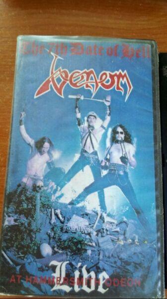 Venom ‎- The 7th Date Of Hell - Live At Hammersmith 1984 UNIKAT VHS