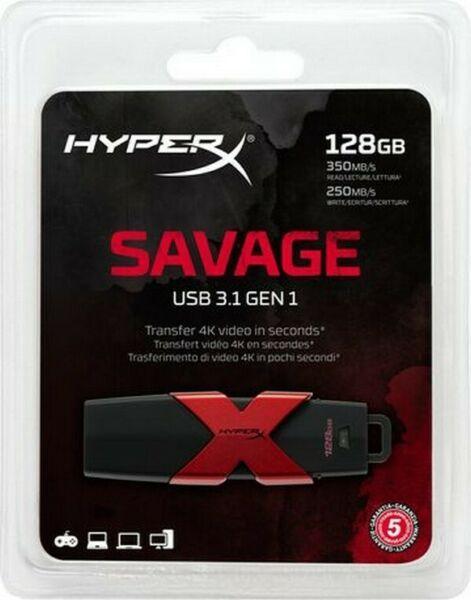 Pendrive Kingston HyperX Savage 128GB USB 3.1 dysk Turek pamięć flash pen drive dysk ssd hdd iphone