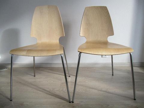 Sprzedam bardzo ładne 2 krzesła Ikea Vilmar, Mokotów