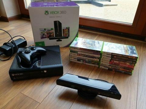 Konsola Xbox 360 S 500GB +Kinect +16 GIER ! +Pad. nie Ps4