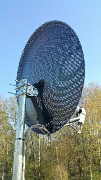 Montaż Anten Satelitarnych DVB-T Naziemna cyfrowa Ustawianie Regulacja Serwis CYFROWY POLSAT NC PLUS